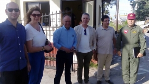 Επίσκεψη Αντωνίου με τον ευρωβουλευτη του ΣΥΡΙΖΑ Στέλιο Κουλογλου στο κέντρο φιλοξενίας προσφύγων Αλεξάνδρειας