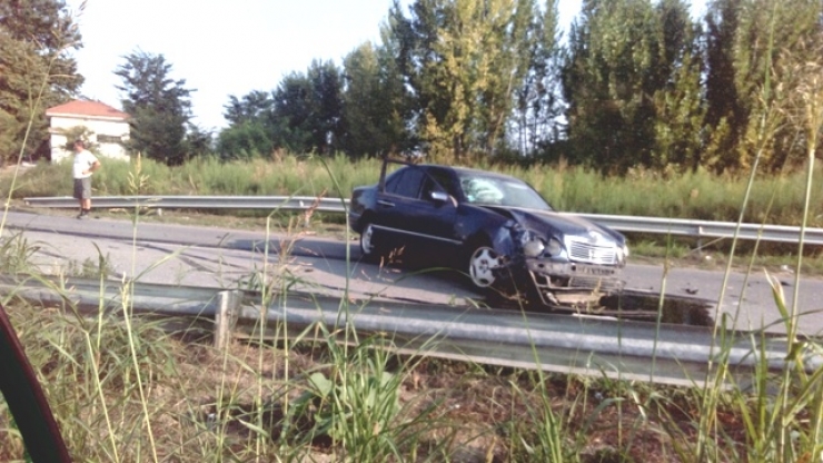 Τροχαίο ατύχημα με τραυματία στην επαρχιακή οδό Νεοχωρόπουλου