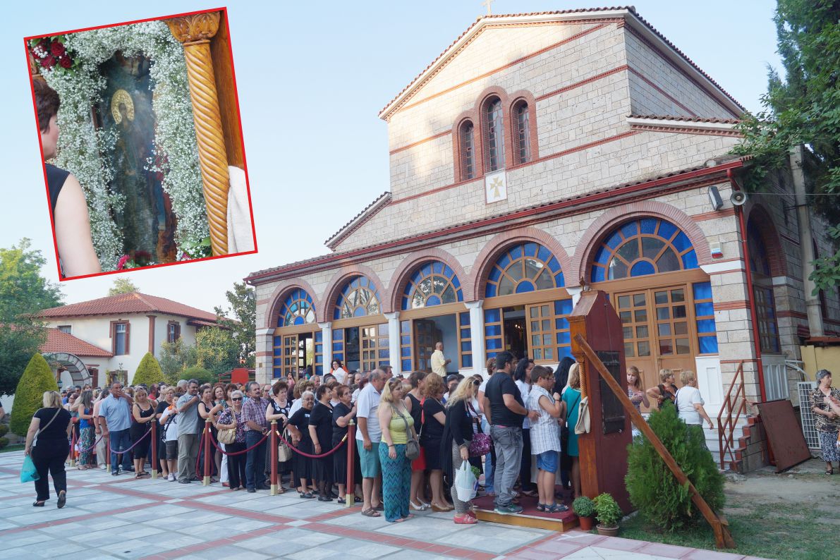 ΜΕ ΑΡΧΙΕΡΑΤΙΚΟ ΣΥΛΛΕΙΤΟΥΡΓΟ Η ΠΑΝΗΓΥΡΙΣ ΤΗΣ Ι.Μ. ΑΓΙΑΣ ΚΥΡΙΑΚΗΣ ΣΤΟ ΛΟΥΤΡΟ ΗΜΑΘΙΑΣ (ΦΩΤΟ - ΒΙΝΤΕΟ)