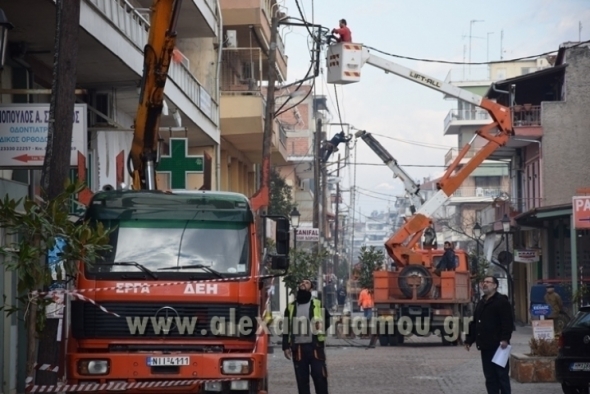 Διακοπές ρεύματος σε τμήμα της Αλεξάνδρειας στις 3 &amp; 4 Απριλίου και στο Νεοχώρι στις 6/4