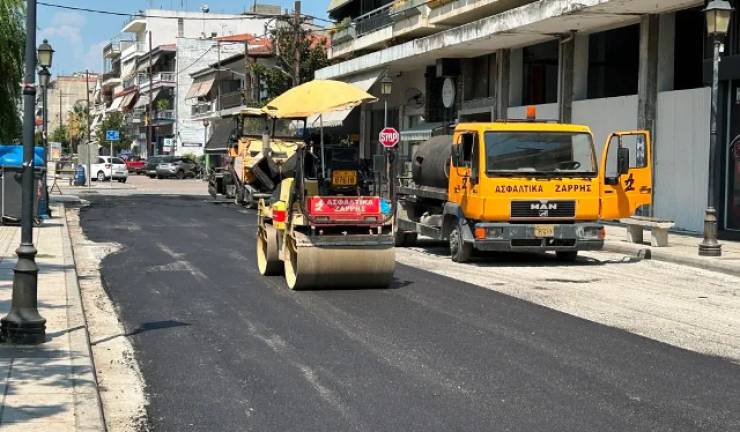 Κυκλοφοριακές ρυθμίσεις λόγω της ασφαλτόστρωσης της οδού Μεγάλου Αλεξάνδρου στην Αλεξάνδρεια