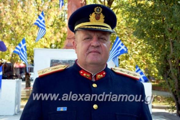 Ο  Γρηγόρης Γερόπουλος, Δκτης της Πυροσβεστικής Υπηρεσίας Αλεξάνδρειας αναλαμβάνει και Αν. Διοικητής της Π.Υ.Ν. Ημαθίας