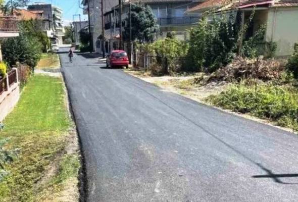 Συνεχίζονται οι εργασίες ασφαλτόστρωσης Δημοτικών οδών στο Δήμο Αλεξάνδρειας