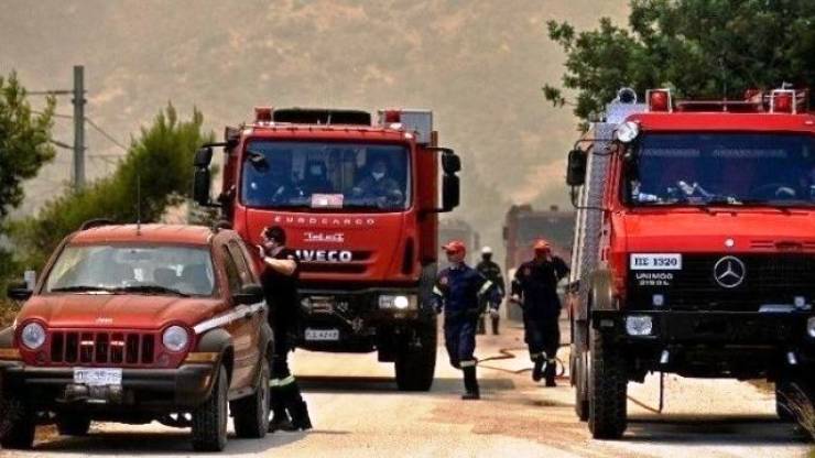 Υπό έλεγχο τέθηκε η φωτιά στο Λιτόχωρο Πιερίας