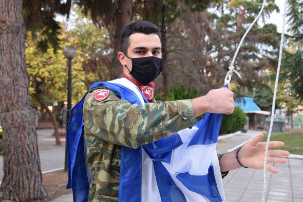 Αλεξάνδρεια: Έπαρση Σημαίας για την Επέτειο της 28ης Οκτωβρίου (φωτο - βίντεο)