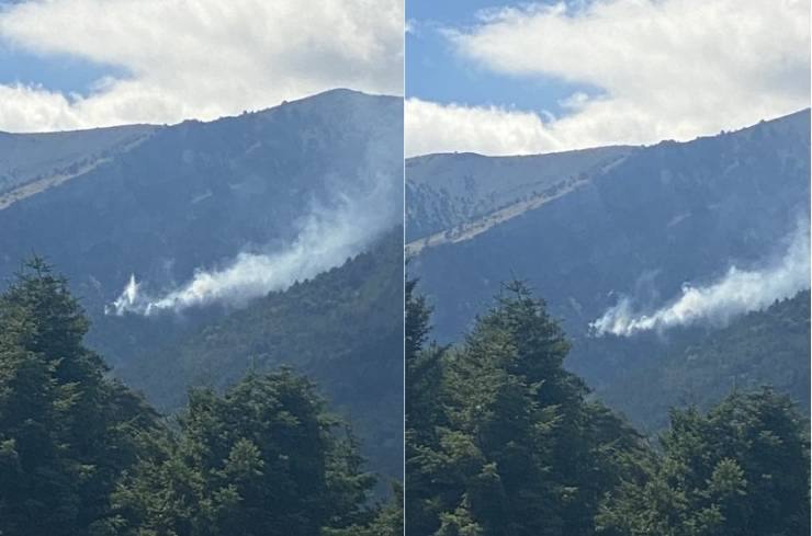 Μαίνεται η φωτιά σε δύσβατη περιοχή στον Όλυμπο – Ενισχύθηκαν οι δυνάμεις της Πυροσβεστικής (φωτο &amp; video)